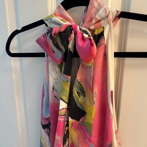 Anthropologie lightweight silk dress